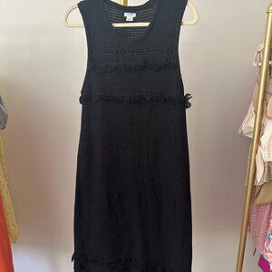 Black dress  J.crew Size L